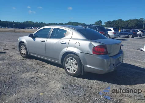 2013 Dodge Avenger Se from USA, damaged, VIN 1C3CDZAB3DN610963